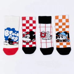 SOQUETE QUARTER ALGODON MICKEY UNISEX (1233C) - comprar online