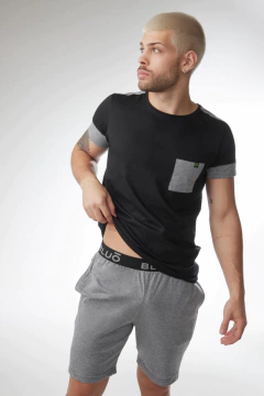 PIJAMA HOMBRE M/CORTA Y SHORT OLIVER (28012)