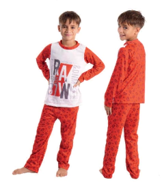 PIJAMA NENE M/LARGA P/LARGO ALGODON ESTAMPADO (16220) - comprar online