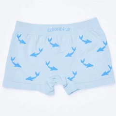 BOXER NENE ALGODON REFUERZO ENTREPIERNA TIBURON (5407) - comprar online