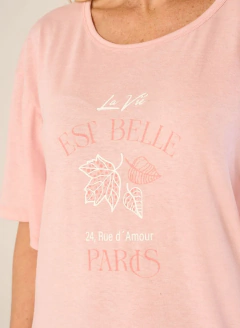 REMERON M/CORTA JERSEY MELANGE LADYS (2548M) - comprar online