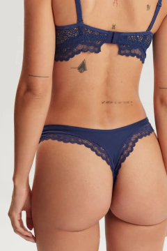 COLALESS MICROFIBRA Y PUNTILLA ODILE (7397S) - comprar online