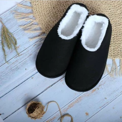 CHINELA ALPARGATA LISO C/CORDERITO (114S)