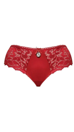 CULOTTELESS LYCRA Y ENCAJE TIARA NAVIDAD (N072B)
