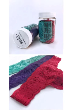 PACK X 3 COLALESS ENCAJE (7322) - Victoria Garrido Lenceria