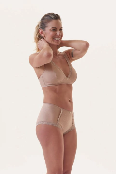 TRIANGULO ALGODON Y ENCAJE EREDITA (4396) - Victoria Garrido Lenceria