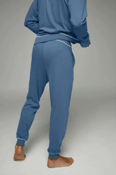 PIJAMA M/LARGA P/LARGO LISA C/BORDADOR (8060X) - comprar online