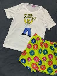 PIJAMA M/CORTA Y SHORT PERSONAJES (905) - Victoria Garrido Lenceria