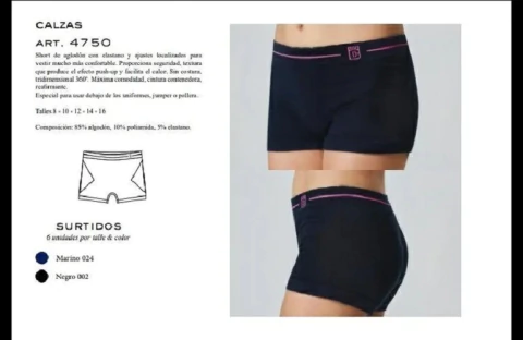 SHORT ALGODON ELASTIZADO (4750)