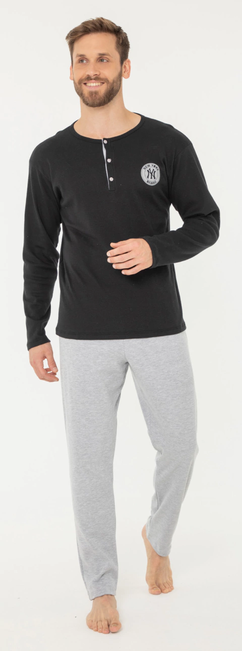 PIJAMA HOMBRE M/LARGA P/LARGO T. 5-6 (23062E)