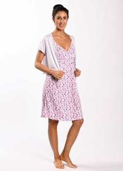 CONJUNTO CAMISON Y MANANITA MATERNAL (Z296) - comprar online