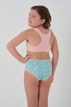 TIRO CORTO ALGODON Y LYCRA ESTAMPA GATITOS (789K)