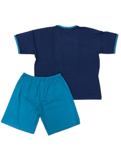 PIJAMA HOMBRE M/CORTA P/CORTO CUELLO EN V T:56-60 (600MSE)