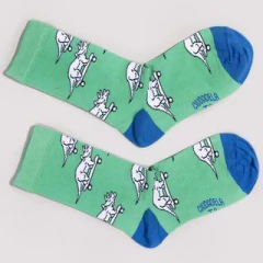 MEDIA CANA NENE DINOSAURIOS (1269C) en internet