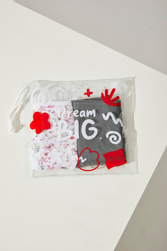 PACK X 2 CULOTTE NENA ALGODON LYCRA Y MORLEY DREAM BIG (P53868) - Victoria Garrido Lenceria