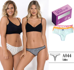 PACK X2 COLALESS ALGODON ESTAMPADO C ELASTICO T. 4 - 5 (A044E)