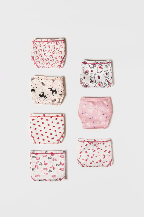 PACK X2 CULOTTELESS ALGODON ESTAMPADA NAVIDAD (PR77047A)