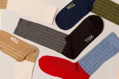 MEDIA CANA HOMBRE MORLEY ALGODON BICOLOR (1691T) - tienda online