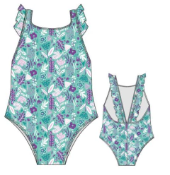 MALLA ENTERA NENA BRETEL ANCHO C/VOLADOS T. 10 - 16 (143AE) en internet