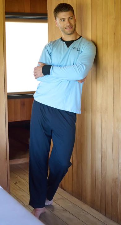 PIJAMA M/LARGA P/LARGO JERSEY TIMELESS ROKOS MAN (2492M)