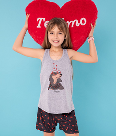PIJAMA NENA MUSCULOSA Y SHORT CHARLOTTE (26068) - comprar online
