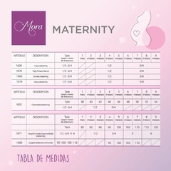 CALZA LARGA MATERNAL S/COSTURA FLOWER (2060M) - comprar online