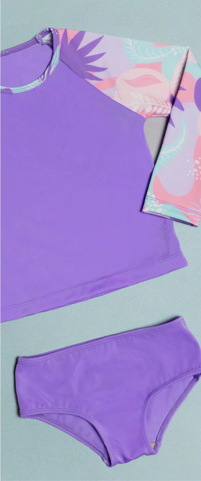 CAMISETA NENA MALLA M/LARGA Y CULOTTE HAWAI (4228SY)