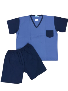 PIJAMA HOMBRE M/CORTA P/CORTO CUELLO EN V T:56-60 (600MSE) - comprar online