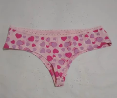 CULOTTE LESS ALG Y LYC CORAZONES (3647K) - comprar online