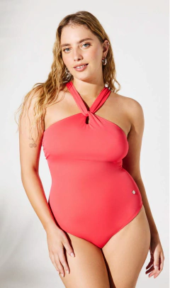 Imagen de MALLA ENTERA LISA C/ESTAMPA OLIVIA (4263SY)