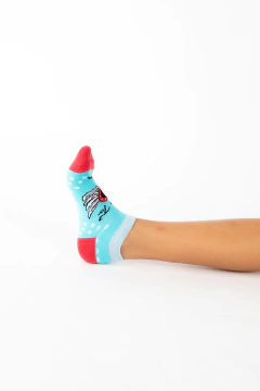 SOQUETE KIDS FANTASIA ESTAMPADO CRAZY SOCKS (950C) en internet