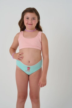 TIRO CORTO NENA ALGODON Y LYCRA LISO OSITO (299K)