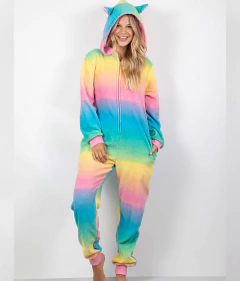 MONO MULTICOLOR CON CAPUCHA Y OREJITAS (21085) - tienda online