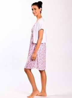 CONJUNTO CAMISON Y MANANITA MATERNAL (Z296)