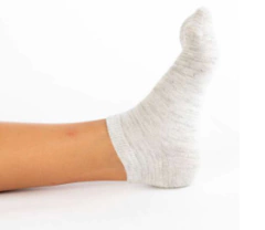 SOQUETE KIDS ALGODON Y LYCRA LISO CRAZY SOCKS (940C) en internet