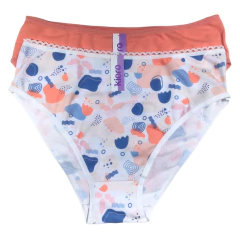 PACK X2 TIRO CORTO ALGODON Y LICRA C/BORDE PUNTILLA (6044)