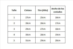 CULOTTELESS ALTO C/CINTURA ALGODON (1152G) - comprar online