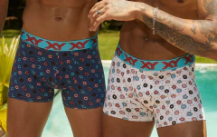 BOXER CINTURA EXPUESTA ALGODON Y LYCRA DONUTS (1360X)