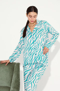 Imagen de PIJAMA M/LARGA CAMISA P/LARGO LIBRA (2674-24)