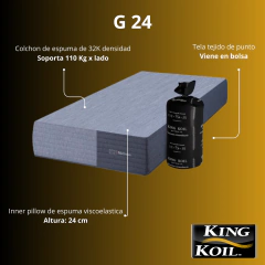 Colchon en Caja King Koil G24 090x190 Espuma - comprar online
