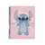 CUADERNO A4 UNIVERSITARIO TAPA FLEX CUADRICULADO STITCH ROSA MOOVING BTS