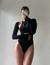 BODY THUNDER CON MANGAS NEGRO (146+m04) - La Biancheria
