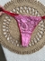 TANGA HEART PUNTILLA COMBINADA ROSA Y ROJO en internet