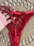 TANGA HEART PUNTILLA ROJA