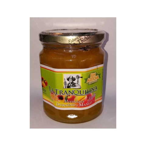 La Tranquilina Mermelada de Durazno y Mango sin Azúcar 330gr