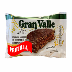 ALFAJOR GRAN VALLE SIN AZUCAR 45gr DULCE DE FRUTILLA - comprar online
