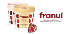 FRANUI FRAMBUESAS CONGELADAS BAÑADAS EN CHOCOLATE 150Gr