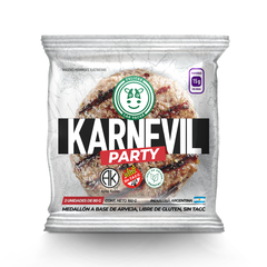 FELICES LAS VACAS HAMBURGUESA KARNEVIL PARTY VEGGIE 2 UNIDADES 160g SIN TACC