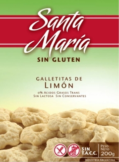 SANTA MARIA GALLETITAS 200gr LIMON SIN TACC