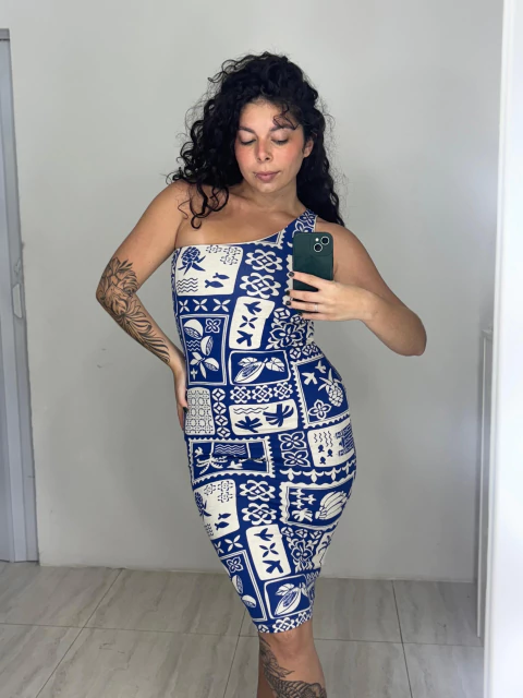 Vestido Lua Midi Estampado - comprar online